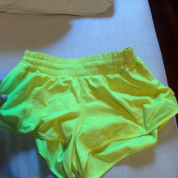 Lululemon Lime Green Shorts - Picture 1 of 6